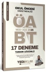 Yediiklim 2026 ÖABT MEB-AGS Okul Öncesi Öğretmenliği 17 Deneme Çözümlü - Hasan Sanlı Yediiklim Yayınları