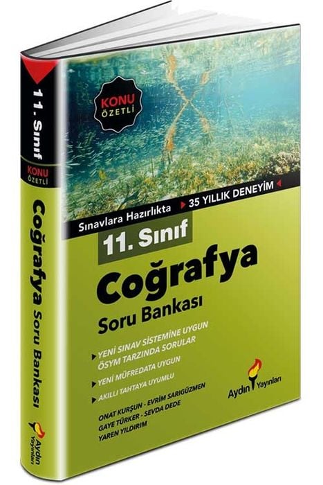 Aydın 11. Sınıf Coğrafya Konu Özetli Soru Bankası Aydın Yayınları