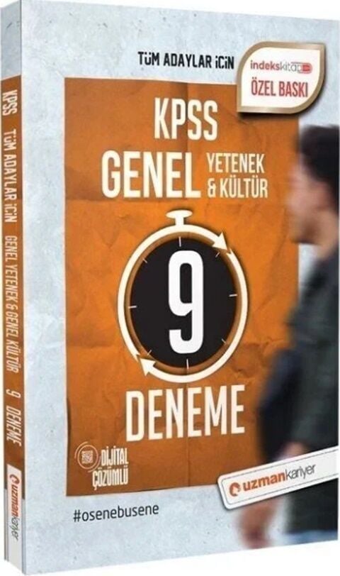 Uzman Kariyer KPSS Genel Yetenek Genel Kültür 9 Deneme Dijital Çözümlü