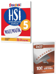Fenomen Okul 5. Sınıf Matematik HSİ Haftalık Süreç İzleme 36 Deneme+ Anla Kazan Paragraf