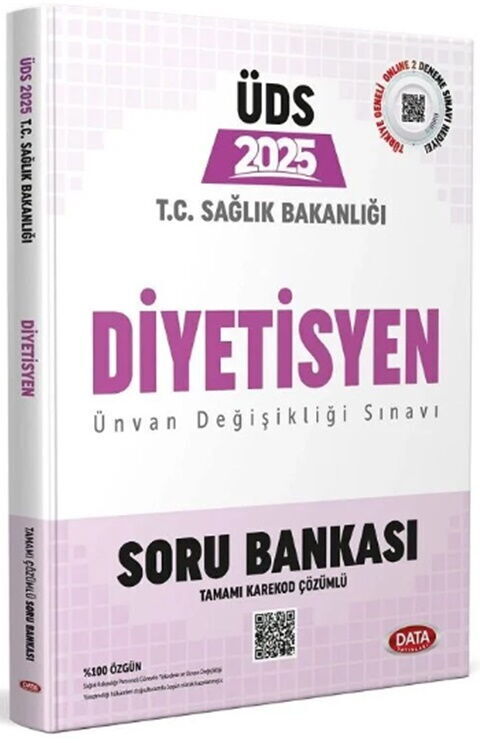 Data Yayınları 2025 GYS ÜDS Sağlık Bakanlığı Diyetisyen Soru Bankası