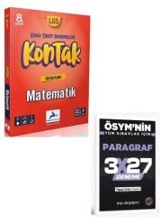 Paraf 2027 8. Sınıf Matematik Kontak Konu Takip Denemeleri+ EVP Akademi Paragraf