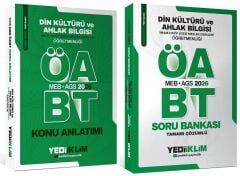 Yediiklim 2026 ÖABT MEB-AGS Din Kültürü ve Ahlak Bilgisi Öğretmenliği Konu Anlatımı + Soru Bankası 2 li Set Yediiklim Yayınları