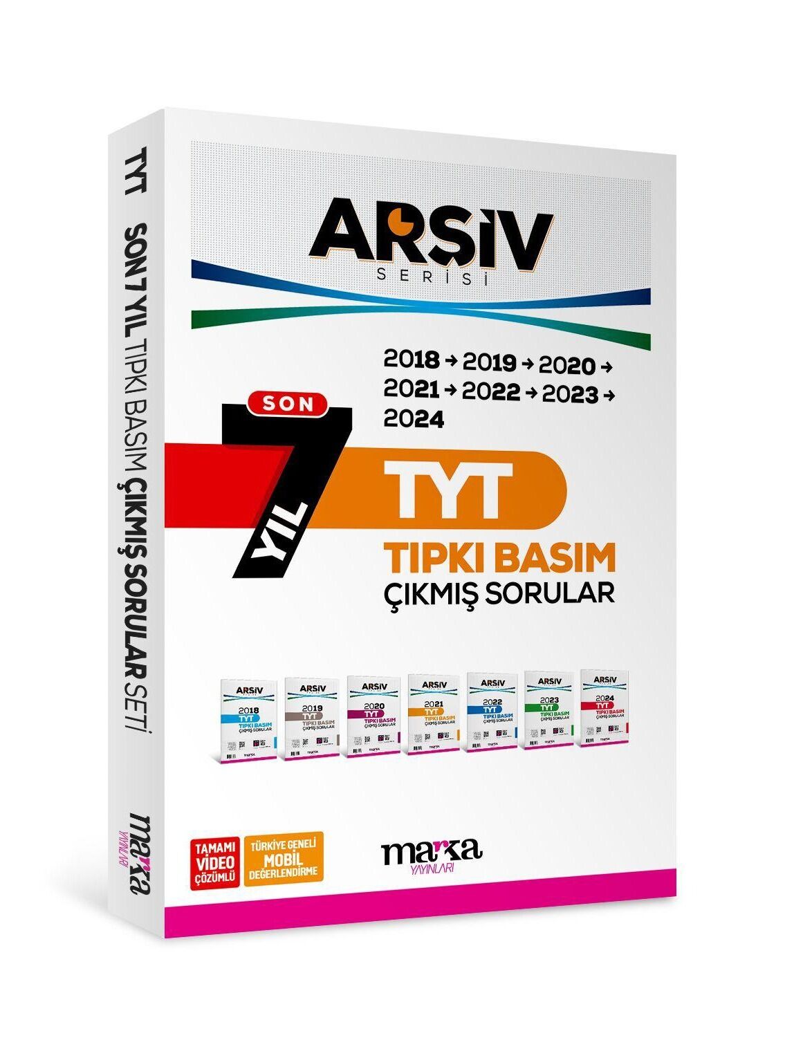 Marka Yayınları TYT Son 7 Yıl ARŞİV Serisi Tıpkı Basım Fasikül Fasikül Çıkmış Sorular