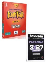 Paraf 2027 8. Sınıf Türkçe Kontak Konu Takip Denemeleri+ EVP Akademi Paragraf