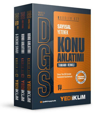 Yediiklim 2027 DGS Prestij Konu Anlatımlı Modüler Set