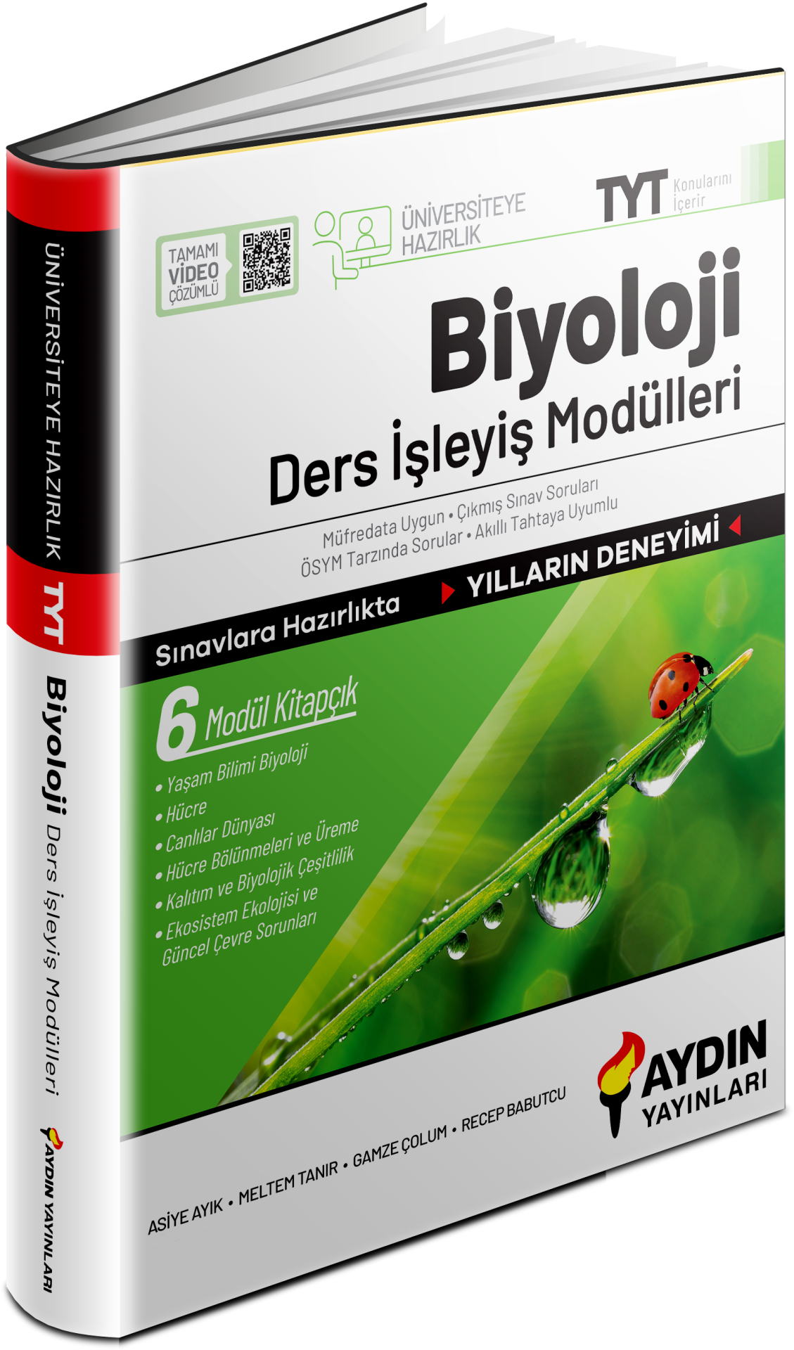Aydın Yayınları Üniversiteye Hazırlık TYT Biyoloji Ders İşleyiş Modülleri