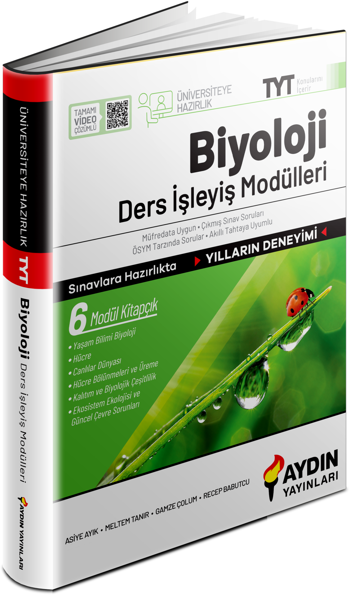 Aydın Yayınları Üniversiteye Hazırlık TYT Biyoloji Ders İşleyiş Modülleri