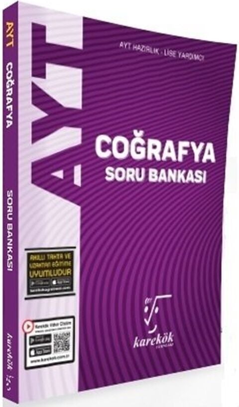 Karekök Yayınları AYT Coğrafya Soru Bankası