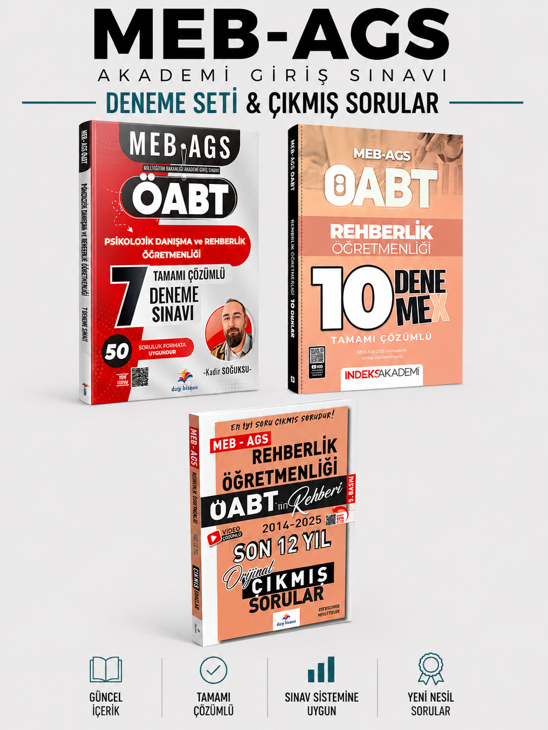 Dizgi Kitap 2026 ÖABT Rehberlik 7 Deneme + Çıkmış Sorular & İndeks ÖABT Rehberlik Deneme Seti