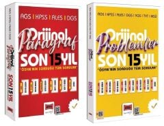 Yargı 2026 KPSS MEB-AGS ALES DGS Paragraf + Problemler Orijinal Çıkmış Sorular Son 15 Yıl 2 li Set Yargı Yayınları