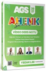 Yediiklim 2027 MEB-AGS Eğitim Bilimleri ÖYT, Sınıf Yönetimi, TYMM, Program Okuryazarlığı, Ölçme Değerlendirme Video Ders Notu Ahenk Serisi - Can Köni