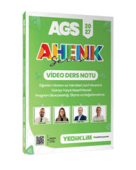 Yediiklim 2027 MEB-AGS Eğitim Bilimleri ÖYT, Sınıf Yönetimi, TYMM, Program Okuryazarlığı, Ölçme Değerlendirme Video Ders Notu Ahenk Serisi - Can Köni