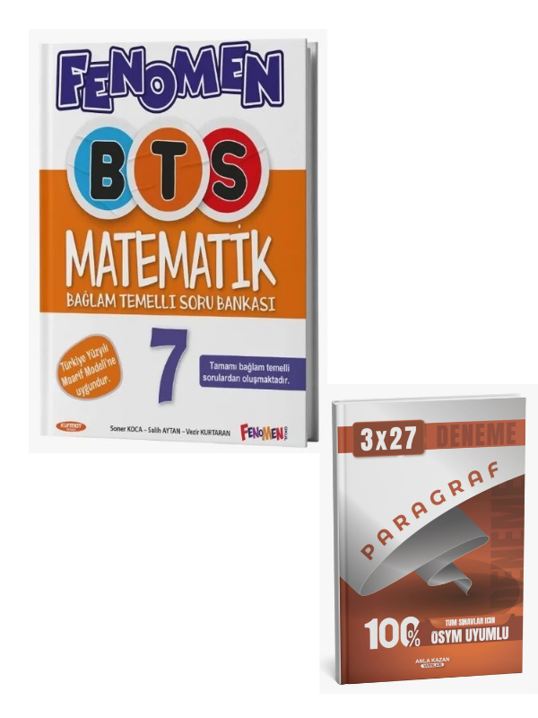 Fenomen Okul 2027 5. Sınıf Matematik BTS Maarif Modeli Soru Bankası+Anla Kazan Paragraf