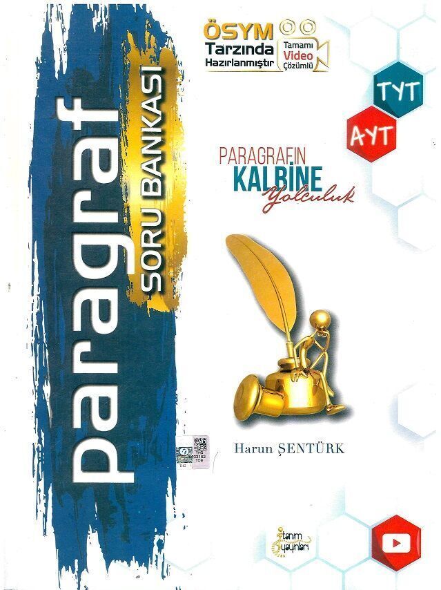 Tanım Yayınları TYT AYT Paragraf Soru Bankası