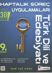 Kafa Dengi Yayınları 9. Sınıf Türk Dili ve Edebiyatı Haftalık Süreç Uygulamaları