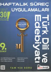 Kafa Dengi Yayınları 9. Sınıf Türk Dili ve Edebiyatı Haftalık Süreç Uygulamaları