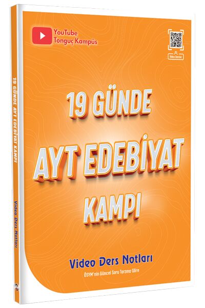 Tonguç YKS AYT 19 Günde Edebiyat Kampı Video Ders Notları Tonguç Akademi