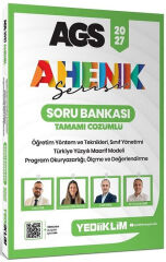Yediiklim 2027 MEB-AGS Eğitim Bilimleri ÖYT, Sınıf Yönetimi, TYMM, Program Okuryazarlığı, Ölçme Değerlendirme Soru Bankası Çözümlü Ahenk Serisi - Can Köni