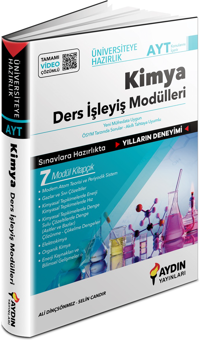 Aydın Yayınları Üniversiteye Hazırlık AYT Kimya Ders İşleyiş Modülleri