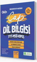 Çap Yayınları TYT MSÜ KPSS Dil Bilgisi Pratik Konu Özetleri Deneme İlaveli