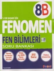 Fenomen Okul Yayınları 8. Sınıf Fenomen Fen Bilimleri B Soru Bankası