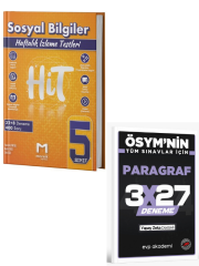 Mozaik 2027 5. Sınıf Sosyal Bilgiler HİT 40 Deneme+ EVP Akademi Paragraf