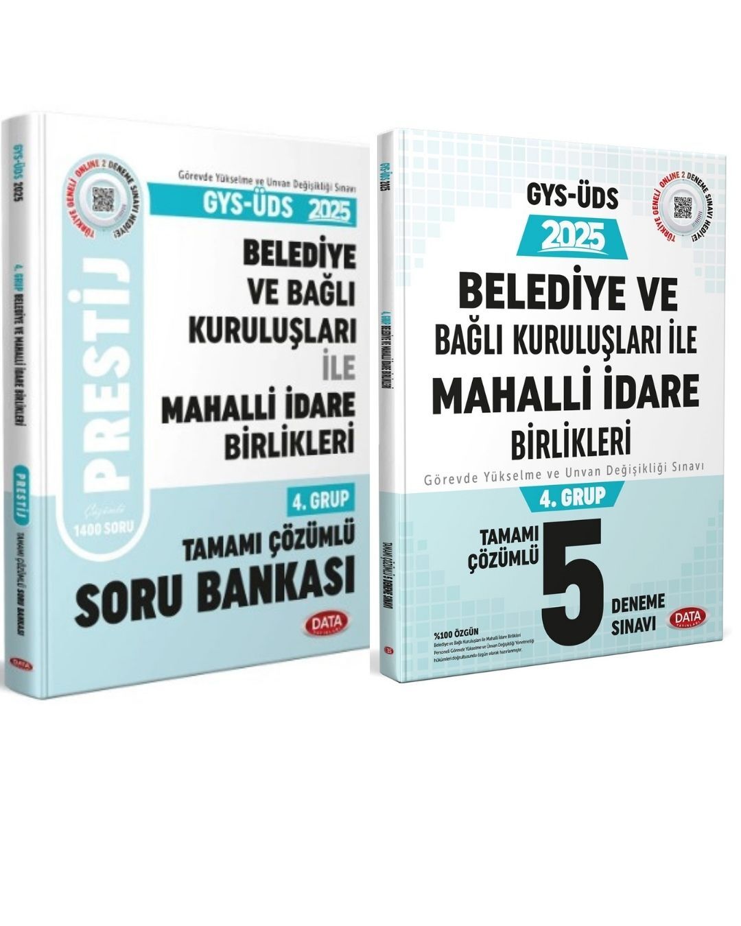 Data 2025 Belediye ve Bağlı Kuruluşları İle Mahalli İdare Birlikleri 4. Grup Prestij Soru ve Deneme