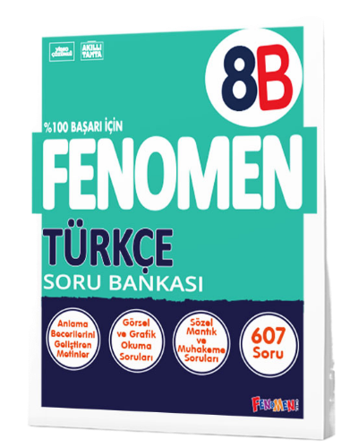 Fenomen Okul Yayınları 8. Sınıf LGS Türkçe B Fenomen Soru Bankası