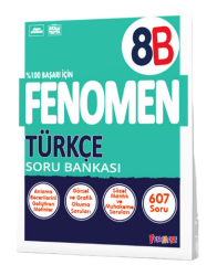Fenomen Okul Yayınları 8. Sınıf LGS Türkçe B Fenomen Soru Bankası