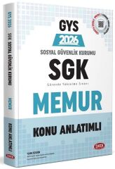 Data 2026 GYS SGK Memur Konu Anlatımlı Görevde Yükselme Data Yayınları