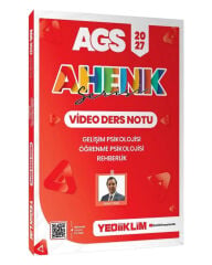 Yediiklim 2027 MEB-AGS Eğitim Bilimleri Gelişim, Öğrenme Psikolojisi, Rehberlik Video Ders Notu Ahenk Serisi - Bülent Tanık