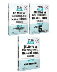 Data 2025 Belediye ve Bağlı Kuruluşları İle Mahalli İdare Birlik 4.Grup Soru + Deneme + Konu 3 Lü