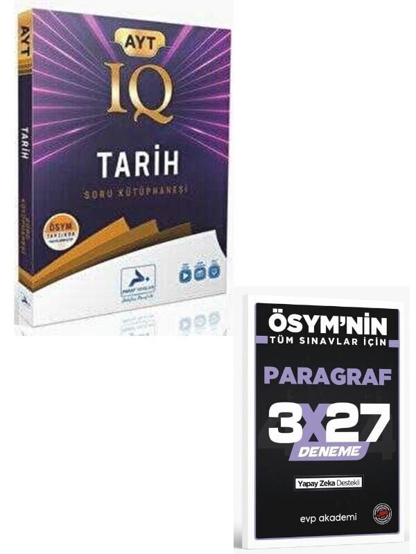 Paraf 2027 AYT Tarih IQ Soru Kütüphanesi+ EVP Akademi Paragraf