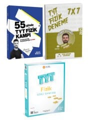 2026 Parlayan + 345 TYT Fizik Kampı ve Soru bankası + Ders Ortamı Deneme 3 lü Set