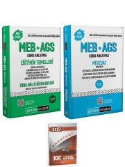 Pegem 2026 MEB-AGS Eğitimin Temelleri ve Türk Milli Eğitim Sistemi + Mevzuat Konu Anlatımlı 2 li Set AnlaKazan Paragraf