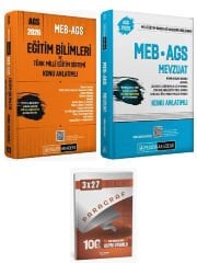 Pegem 2026 MEB-AGS Eğitimin Temelleri ve Türk Milli Eğitim Sistemi + Mevzuat Konu Anlatımlı 2 li Set AnlaKazan Paragraf