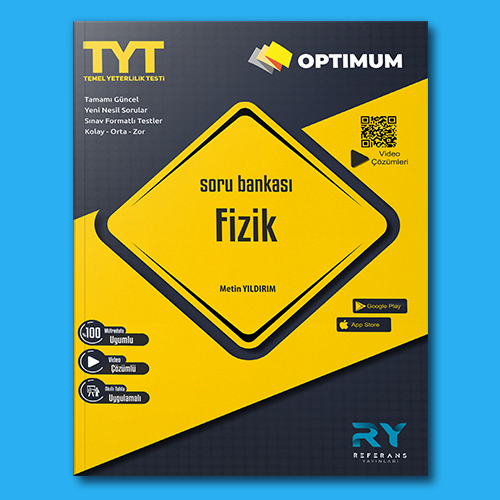 Referans Yayınları OPTİMUM TYT Fizik Tamamı Video Çözümlü Soru Bankası Akıllı Tahta Uyumlu