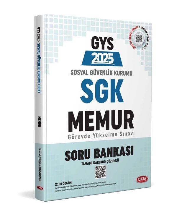 Data Yayınları 2025 SGK Memur Soru Bankası