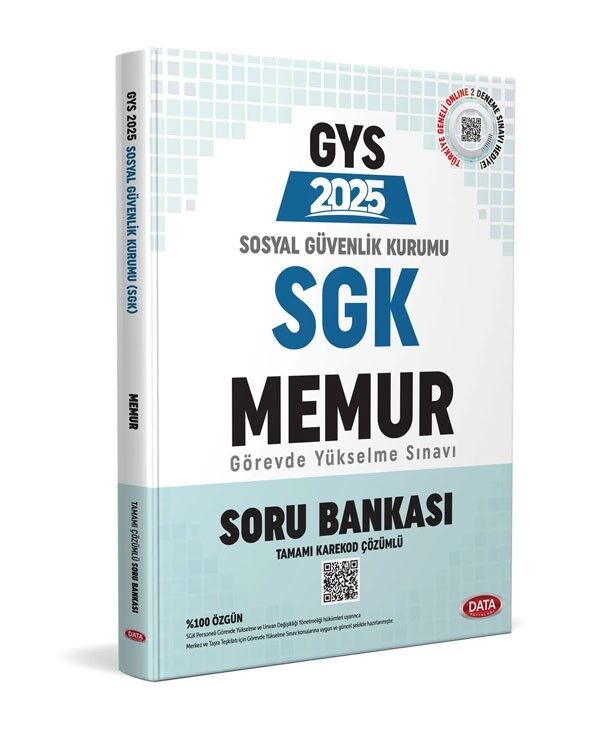 Data 2026 GYS SGK Memur Soru Bankası Görevde Yükselme Data Yayınları