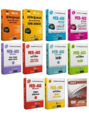 Pegem 2026 MEB-AGS Tüm Dersler Konu Anlatımlı + Soru Bankası 10 lu Set AnlaKazan Paragraf