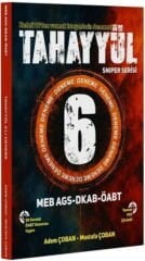 Tahayyül Yayınları ÖABT MEB AGS Din Kültürü Öğretmenliği Sniper 6 Deneme