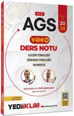 Yediiklim 2026 MEB-AGS Eğitim Bilimleri Gelişim, Öğrenme Psikolojisi ve Rehberlik Video Ders Notu - Bülent Tanık, Can Köni Yediiklim Yayınları