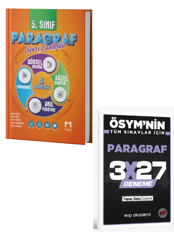 Mozaik 2027 5. Sınıf Paragraf Mozaik Soru Bankası+ EVP Akademi Paragraf