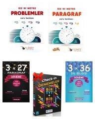 Anla Kazan Deneme + Limit Kronometre Problem + Paragraf Soru + Yanıt 1 TYT 1 AYT Deneme 5li Set