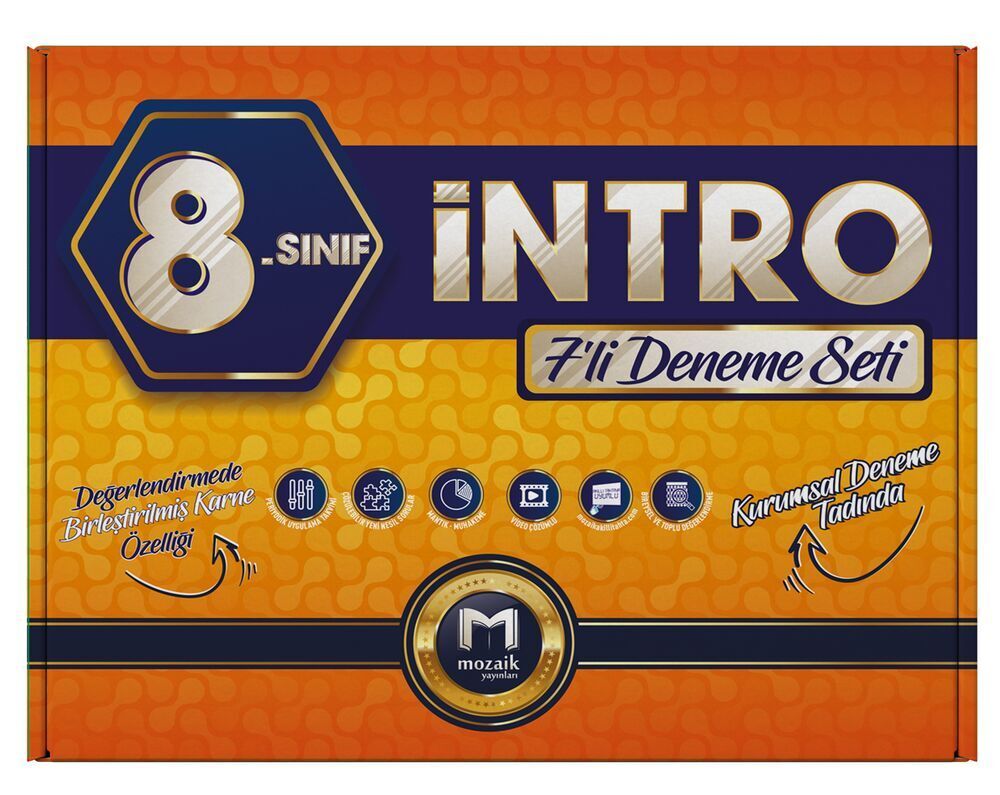 Mozaik Yayınları 8. Sınıf Mozaik İntro 7 li Deneme