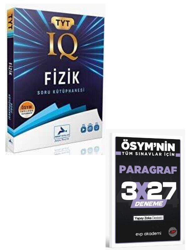 Paraf 2027 TYT Fizik IQ Soru Kütüphanesi+ EVP Akademi Paragraf