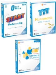 ÜçDörtBeş 2026 TYT Geometri 1. Kitap + Matematik Soru + 0 dan Başla Matematik 3 lü Set