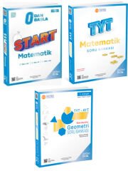 ÜçDörtBeş 2026 TYT Geometri 1. Kitap + Matematik Soru + 0 dan Başla Matematik 3 lü Set