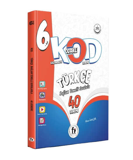 6.SINIF TÜRKÇE KOD40 DENEME (YENİ BASKI) Fi Yayınları